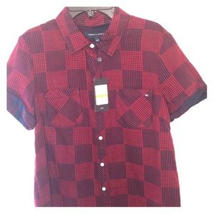 Tommy Hilfiger Red/Navy camp shirt